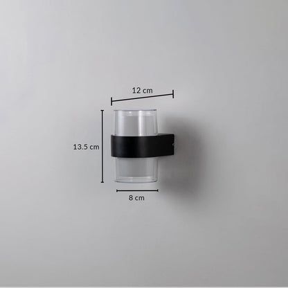 Wall light dimension image showing 13.5 cm height 12 cm depth and 8 cm width ideal for compact decorative lighting use.