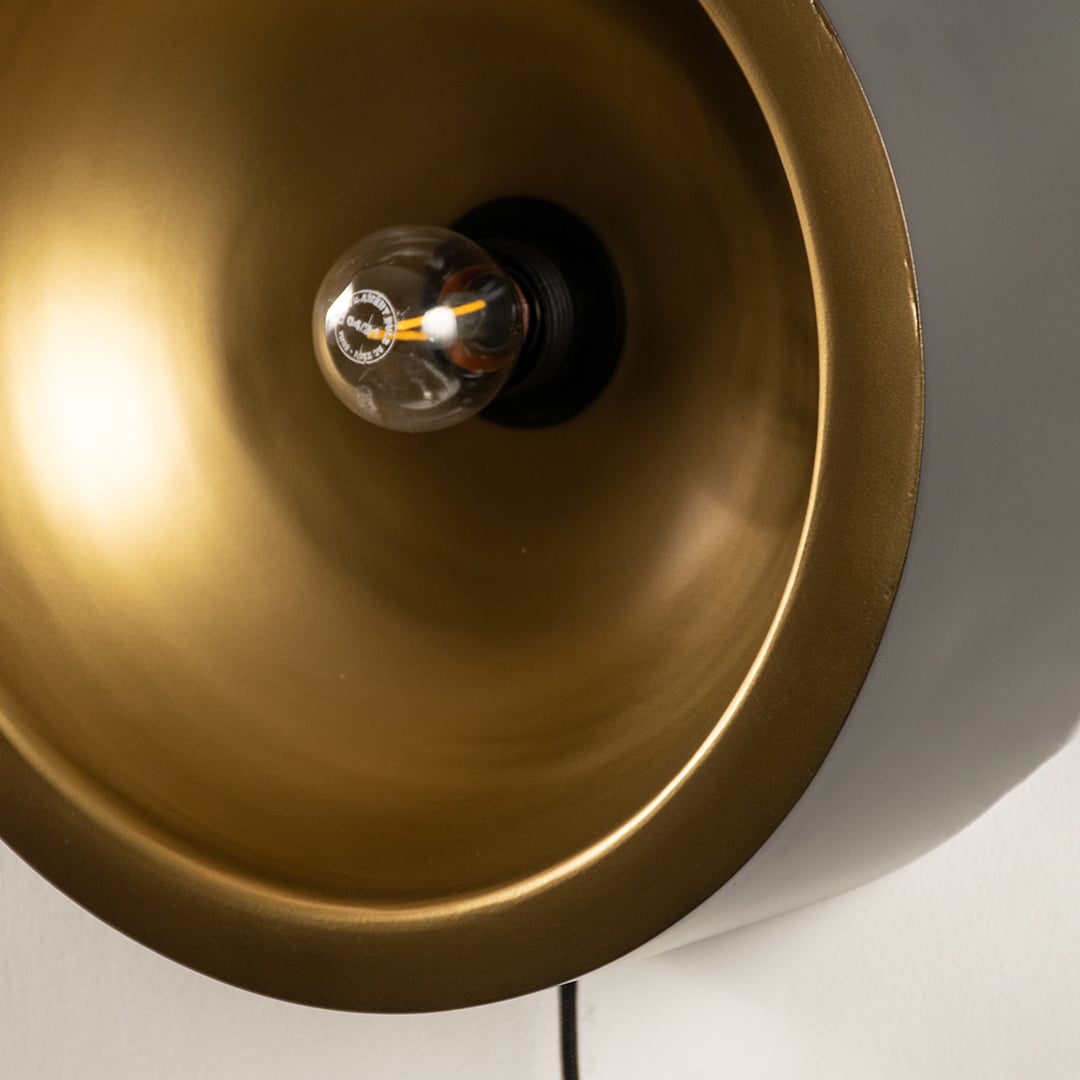 Conduit Box Wall Light Black Closeup