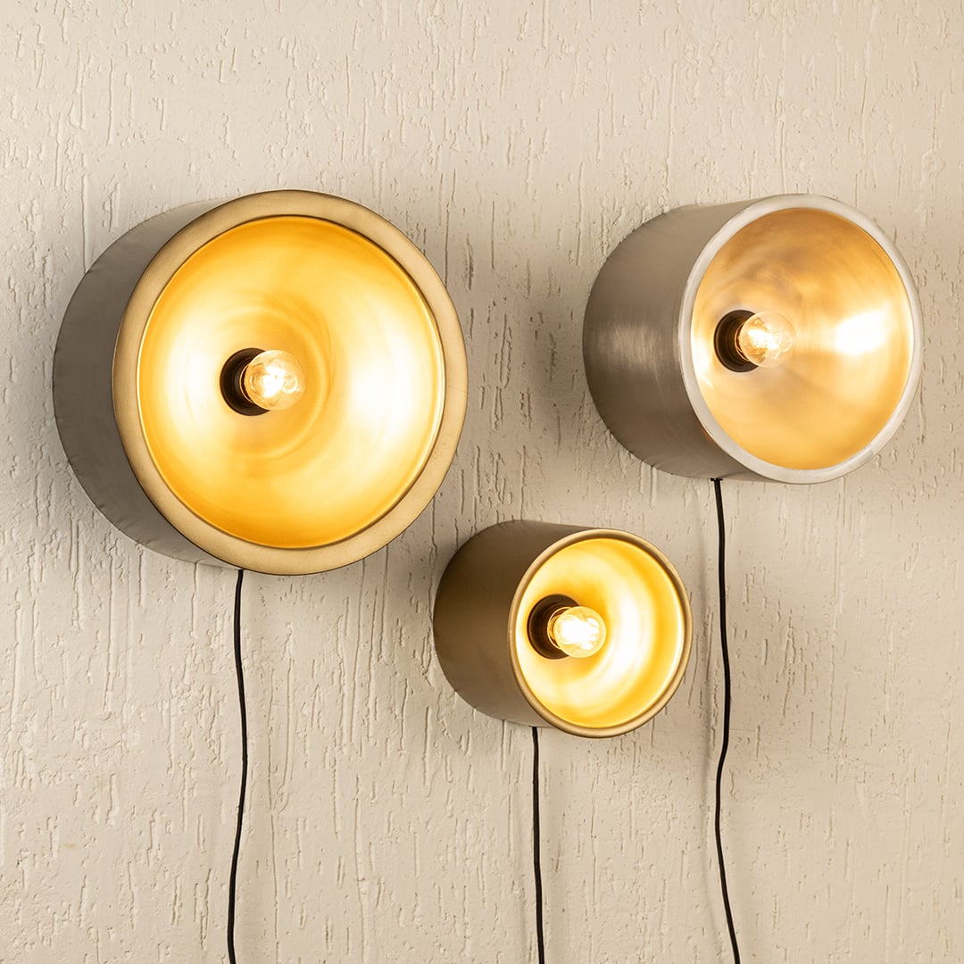 Conduit Box Wall Light Black Grouped
