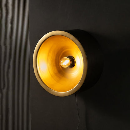 Conduit Box Wall Light Black Light On Black Background