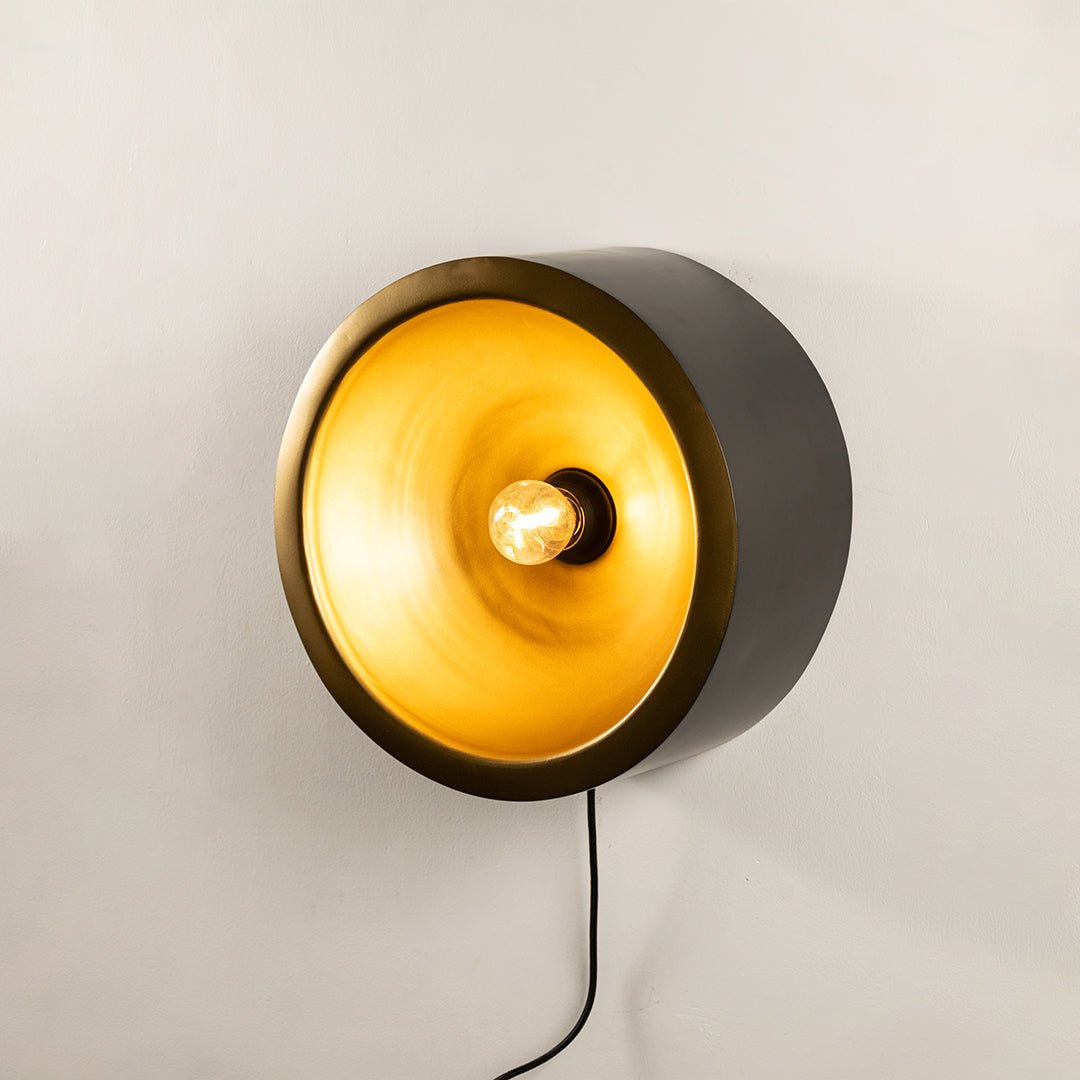 Conduit Box Wall Light - Black
