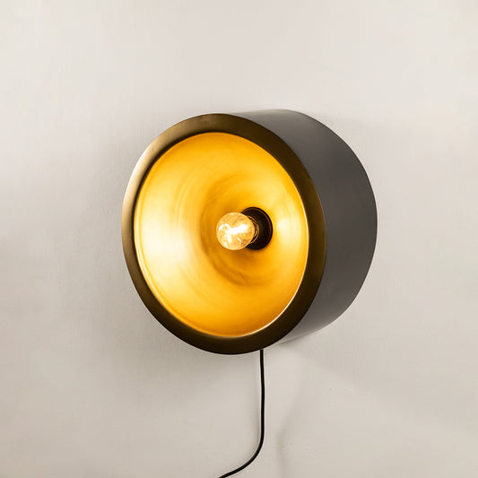 Conduit Box Wall Light - Black