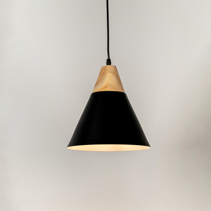 Cone Pendant Light - Black