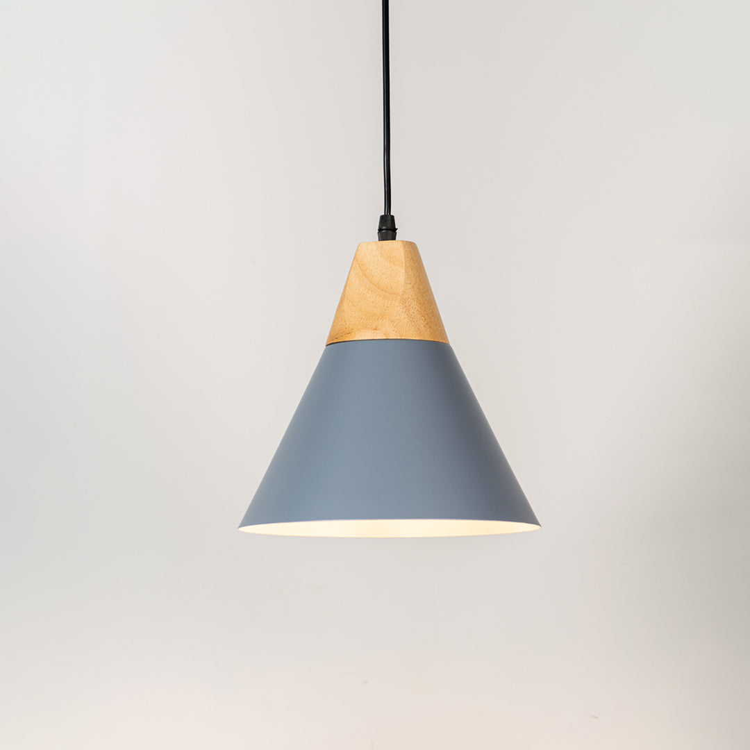 Cone Pendant Light - Grey