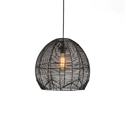 Cornelius Rattan Bell Pendant Lamp