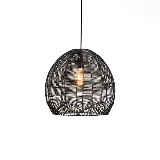 Cornelius Rattan Bell Pendant Lamp