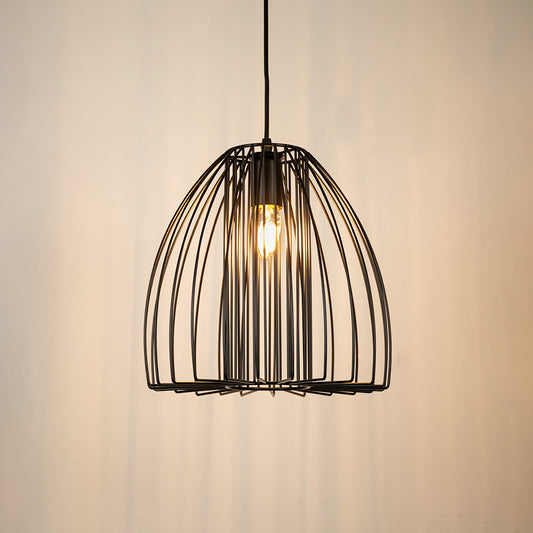 Cranbrook Geometric Pendant Light - Black