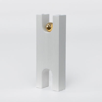 Darya Deco Vase - White