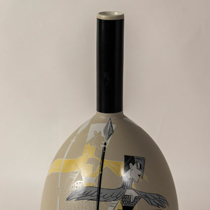 Decanter Style Ceramic Vase