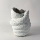 Decorative Ceramic Vase - White