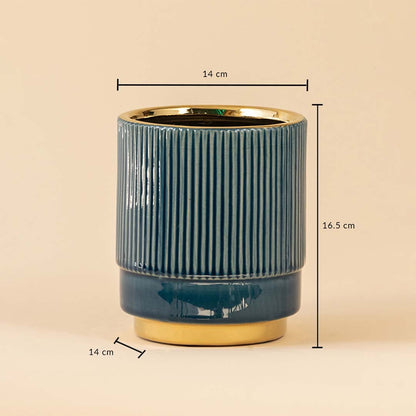Decorative Round Flower Ceramic Vase