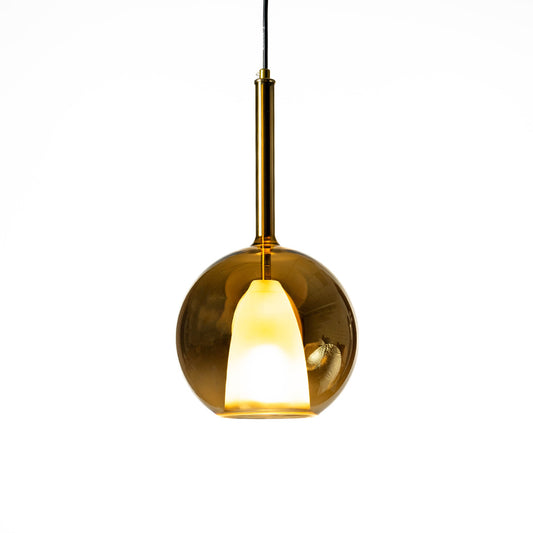 Deko Gold Glass Hanging Light