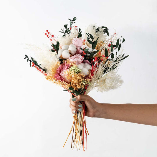 Delicata Dried Flower Bouquet