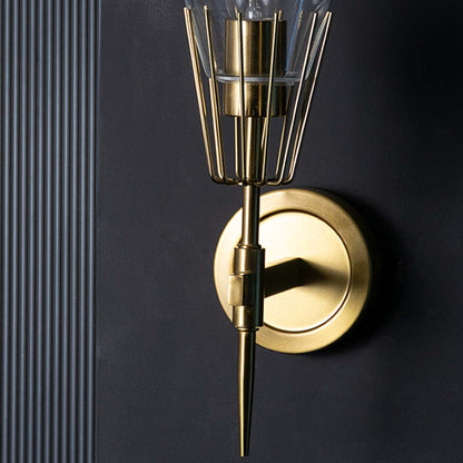 Diamond Glass Wall Sconce - 1-Light