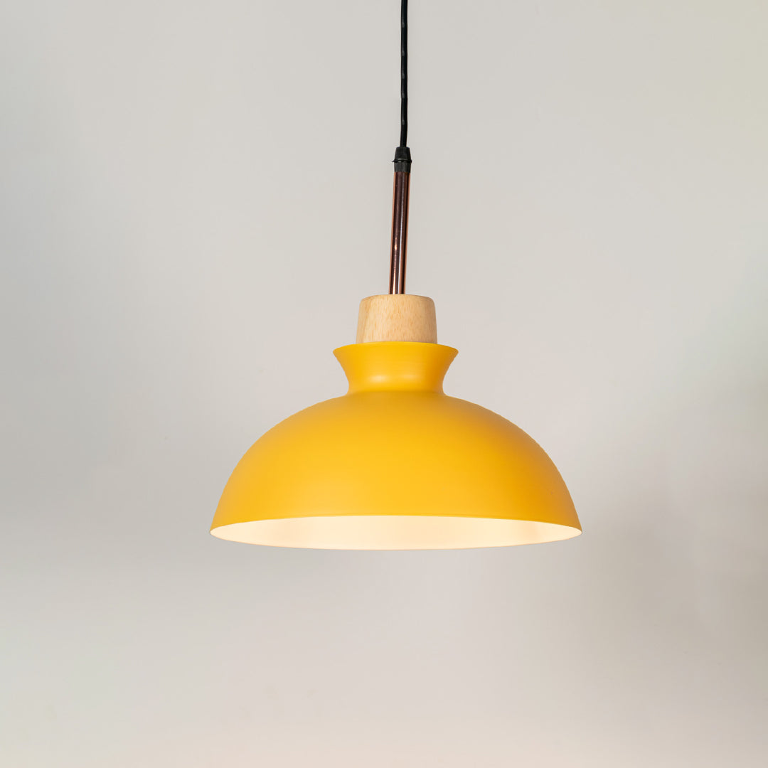 Dome Pendant Lamp - Yellow