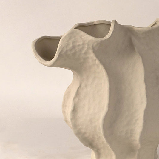 Doof White Table Ceramic Vase