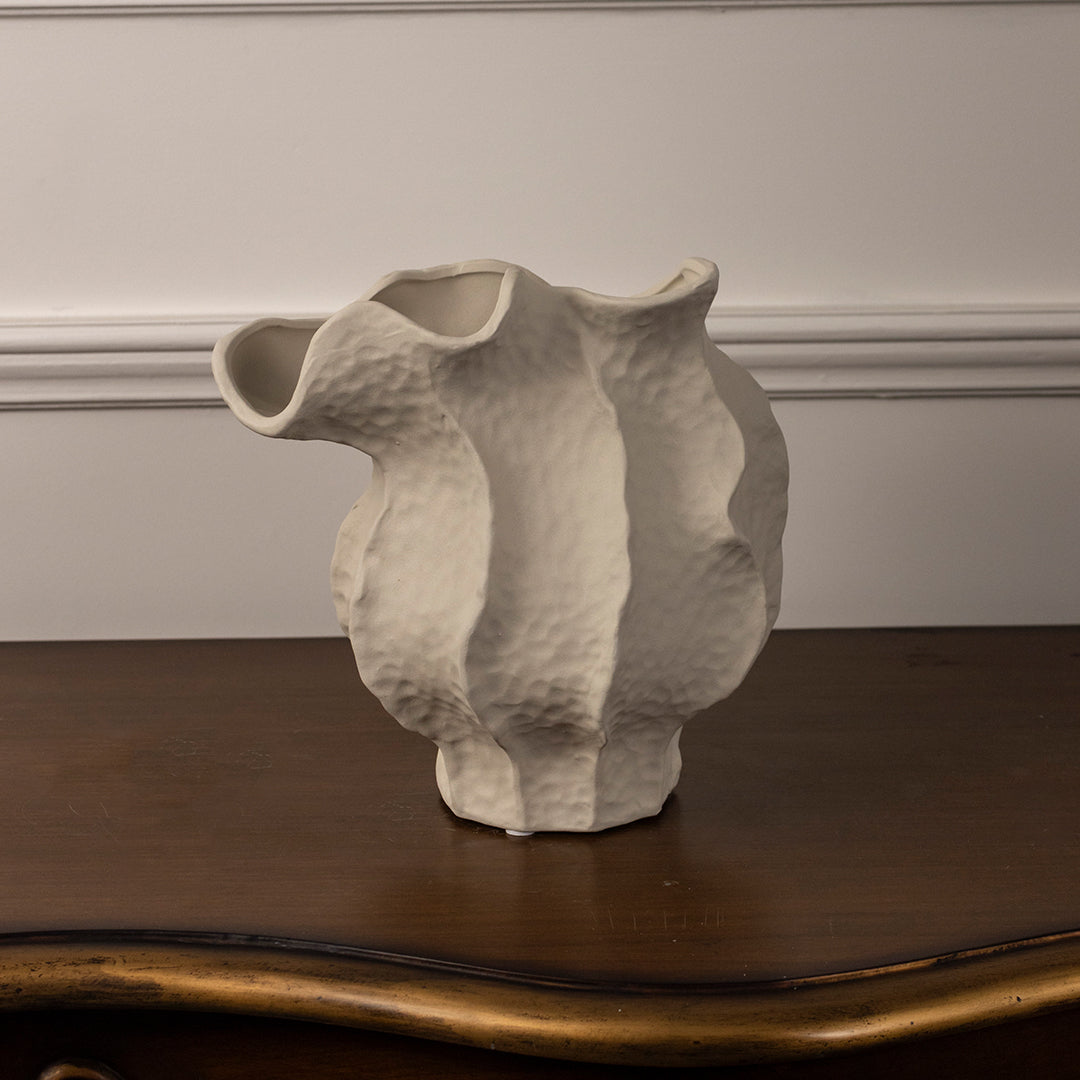 Doof White Table Ceramic Vase