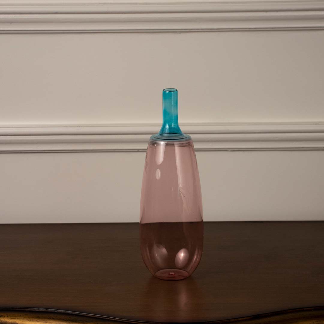 Double Shade Cylinder Glass Vase