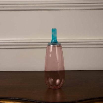 Double Shade Cylinder Glass Vase