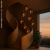 Droplet Single Pendant Light - Rose Gold