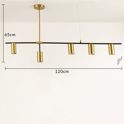 Designer chandelier measuring 120 cm in width and 65 cm in height ideal for dining rooms and contemporary interior decor lighting.