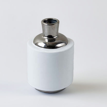 Eliora Vase - Silver - Desk Planter