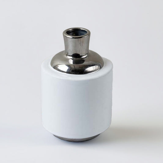 Eliora Vase - Silver - Desk Planter