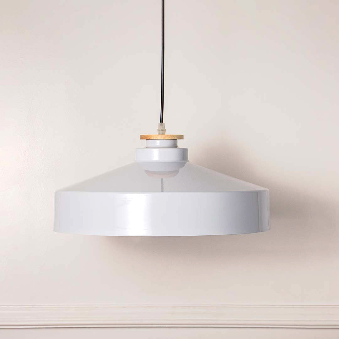 European Round Pendant Lamp - White