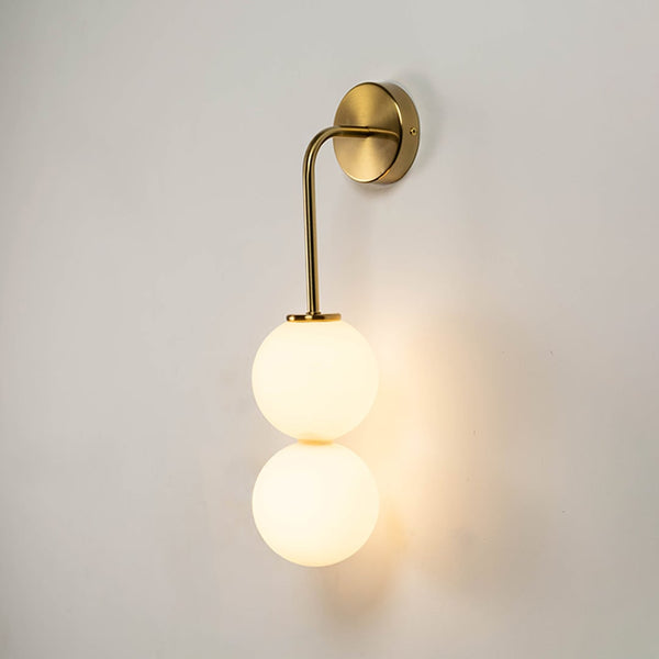 Filigree Metal Wall Light - Golden