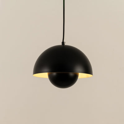 Flowerpot Pendant Light - Black