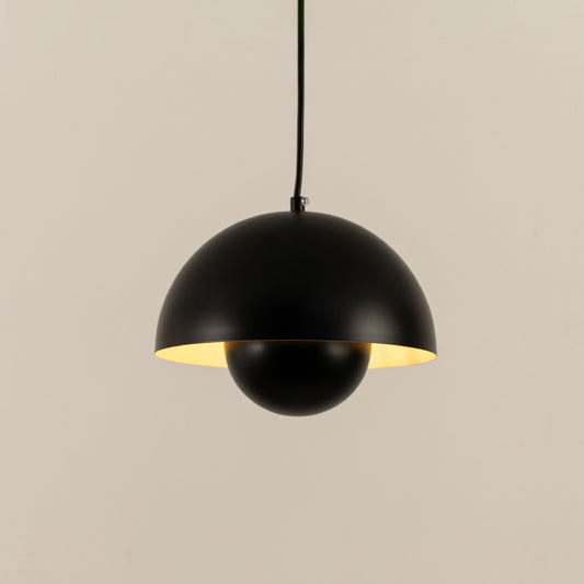 Flowerpot Pendant Light - Black