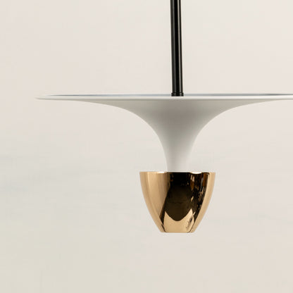 Flying Saucer Pendant Light - Gold