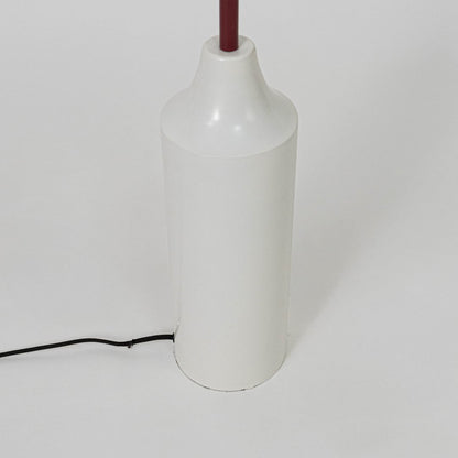 Folia Aged Metal Floor Lamp White Closeup 1