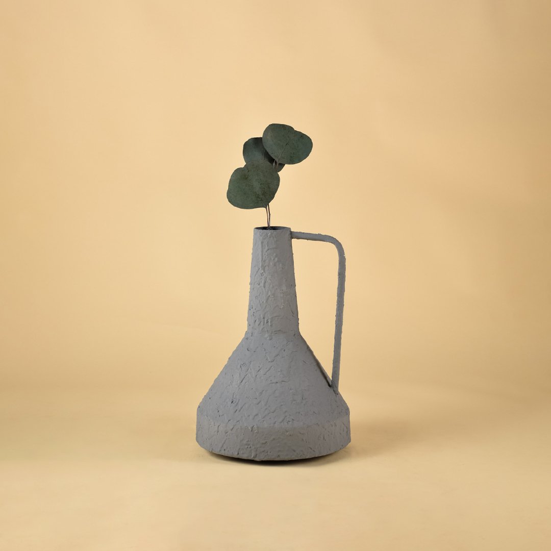 Funnel Vase - Dark Grey