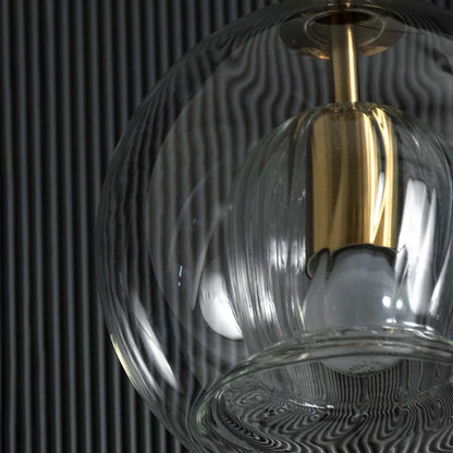 Glass Round Ball Hanging Pendant Lamp