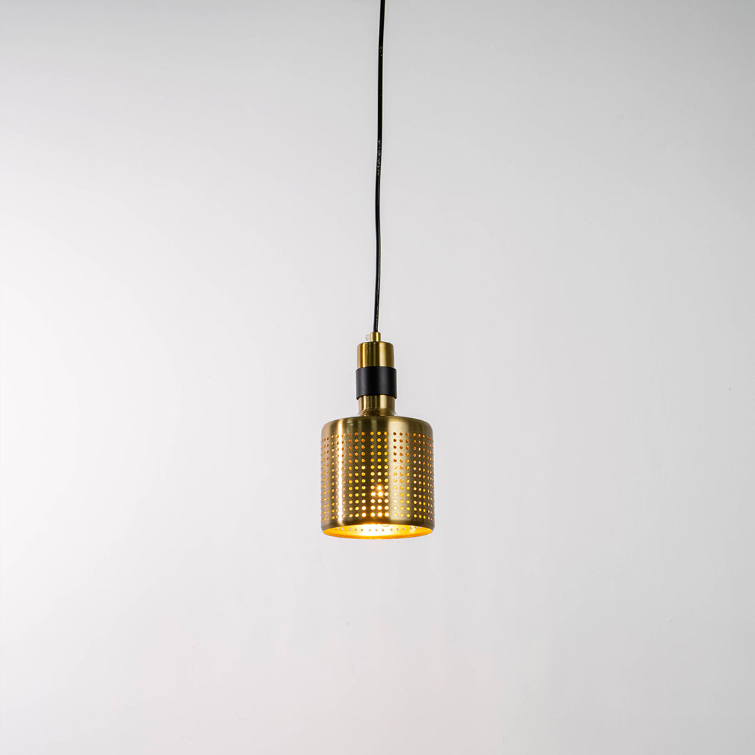Gleam Lite Gold Metal Hanging Pendant Light