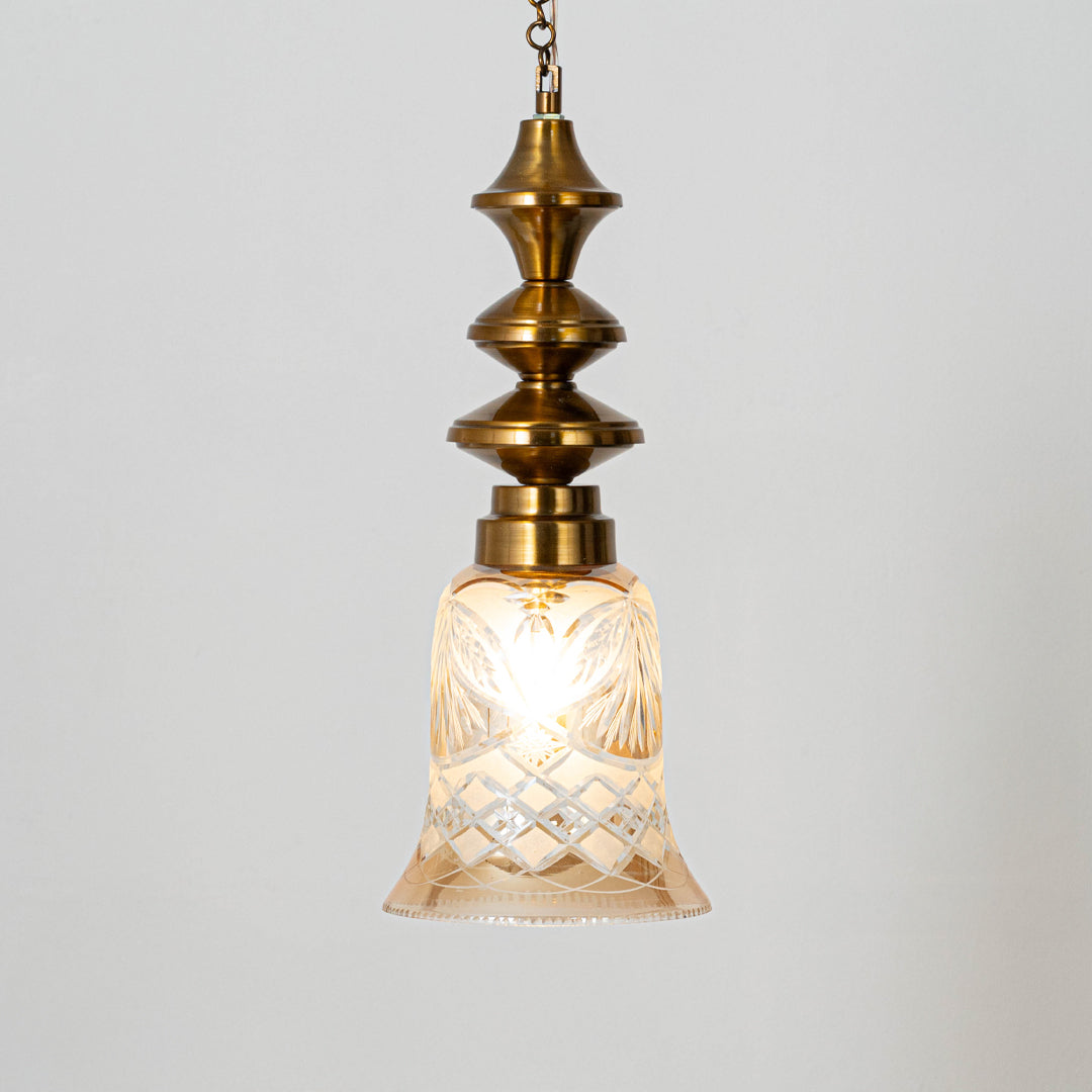 Gold Ornate Pendant Light