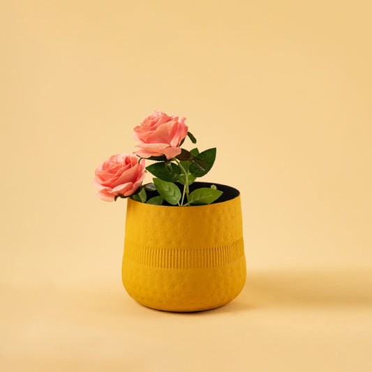 Harrappan Vase - Yellow Large