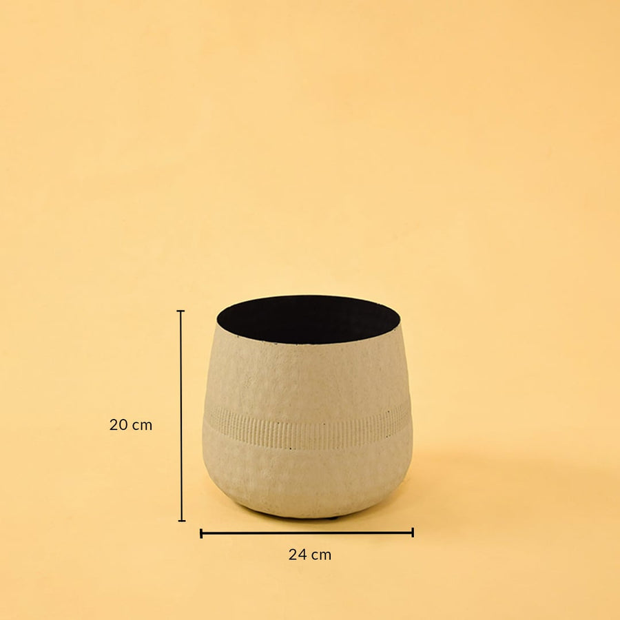 Harrappan Vase Grey Large Dimensions