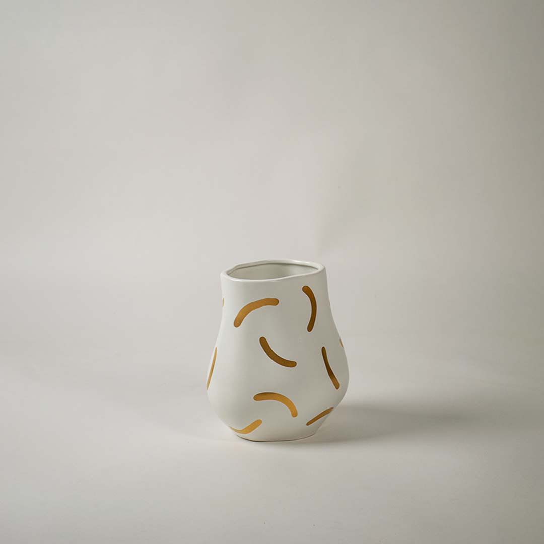 Hoja Vase - White
