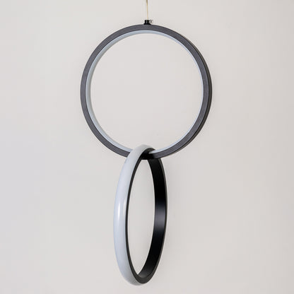 Hopf link LED Pendant Light - Black