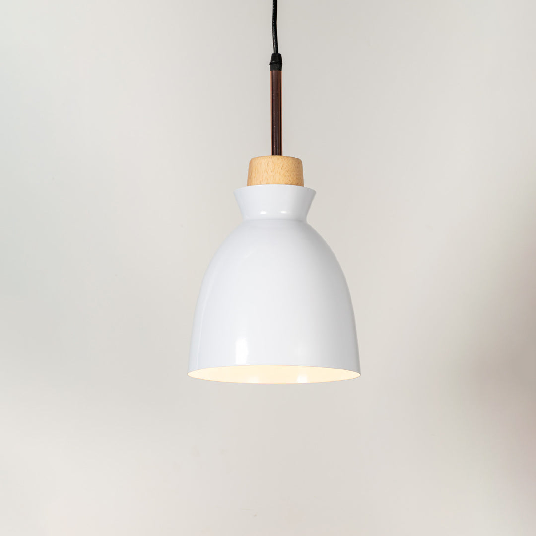 Horn Pendant Light- White