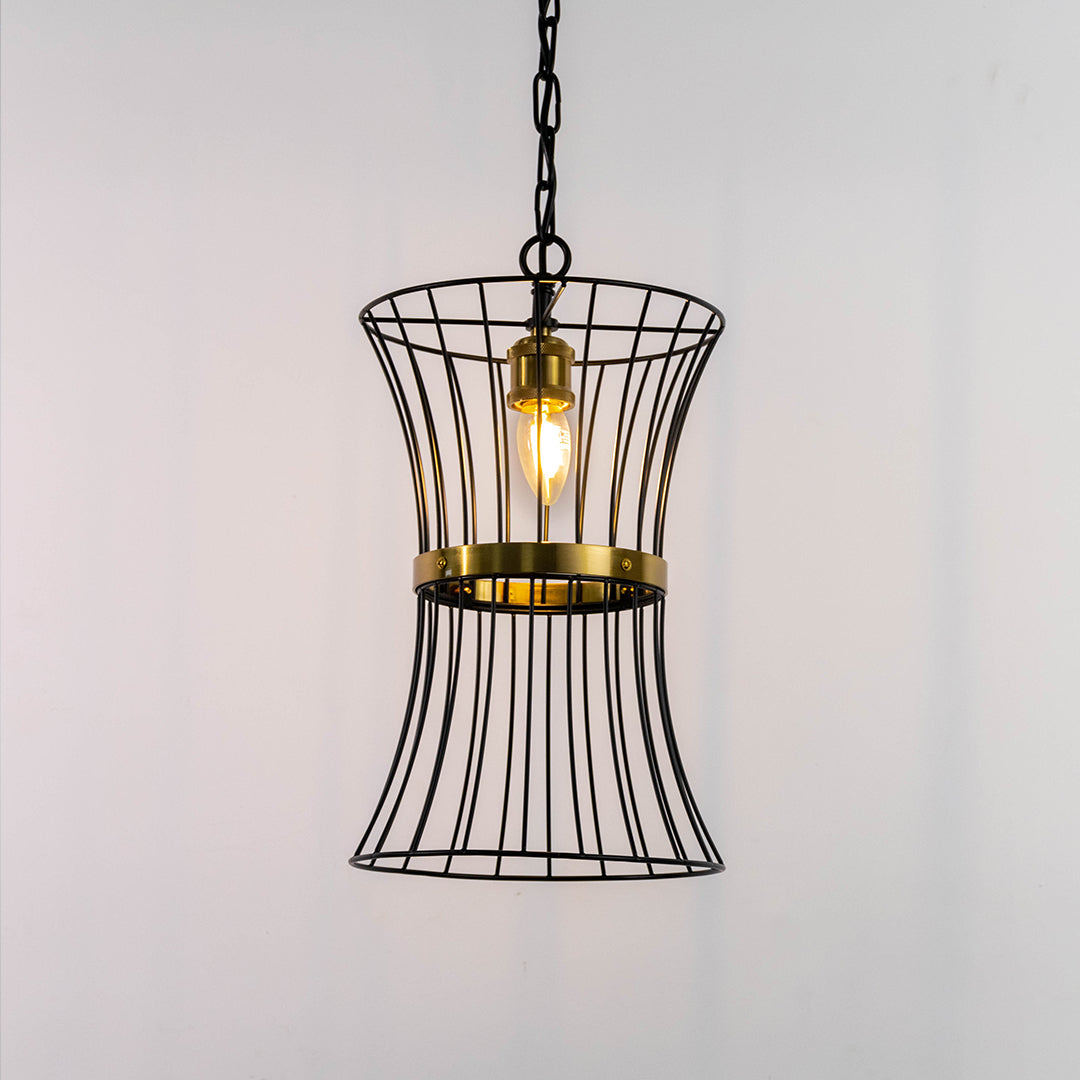 Industrial Black Metal Hanging Lamp