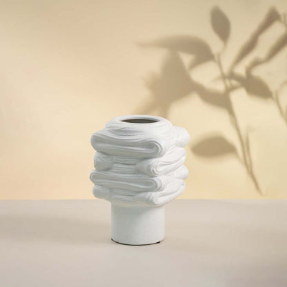 Insol White Ceramic Vase