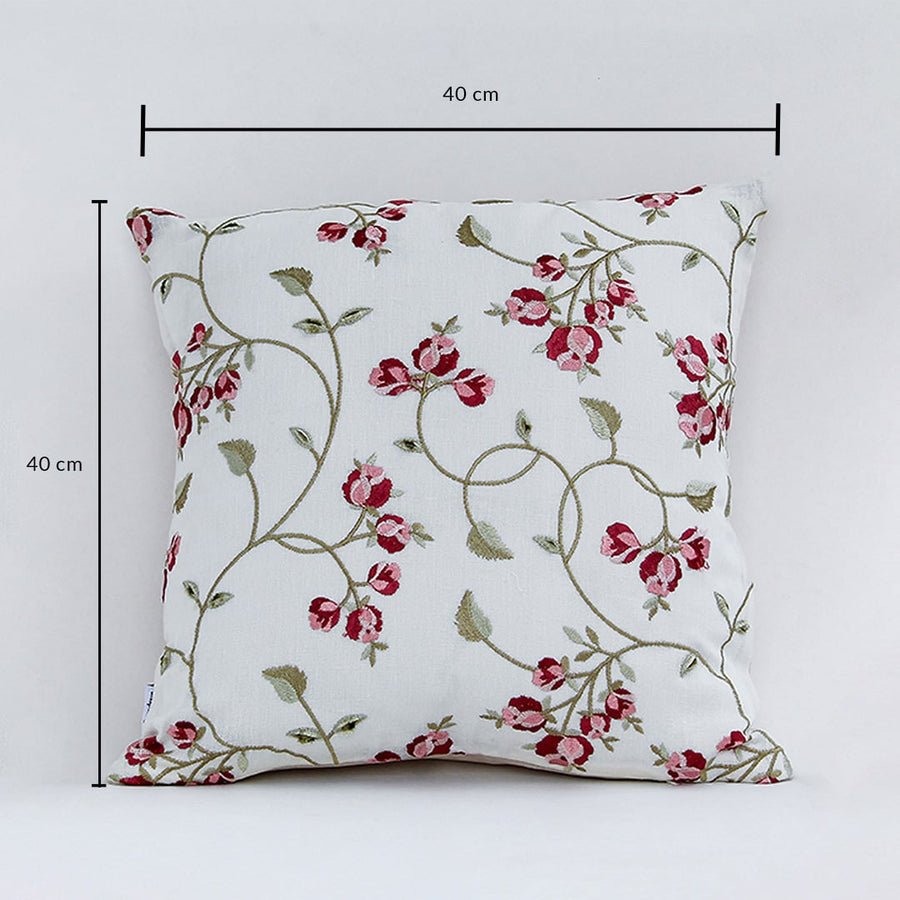 Square cushion cover measuring 40 x 40 cm suitable for sofa chair bed and living room decorative placement.