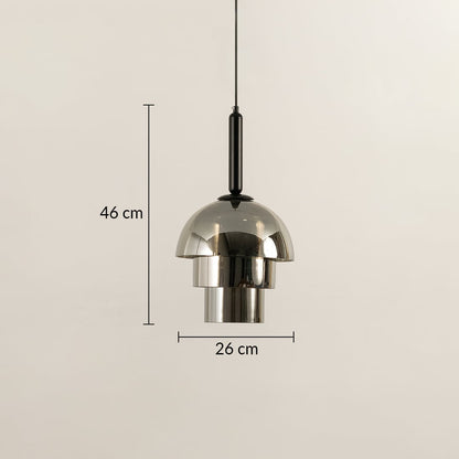 Jolly Pendant Lamp Chrome Dimensions
