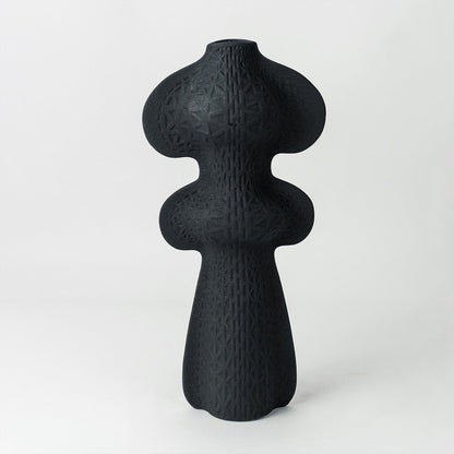 Kajari Ceramic Vase - Black
