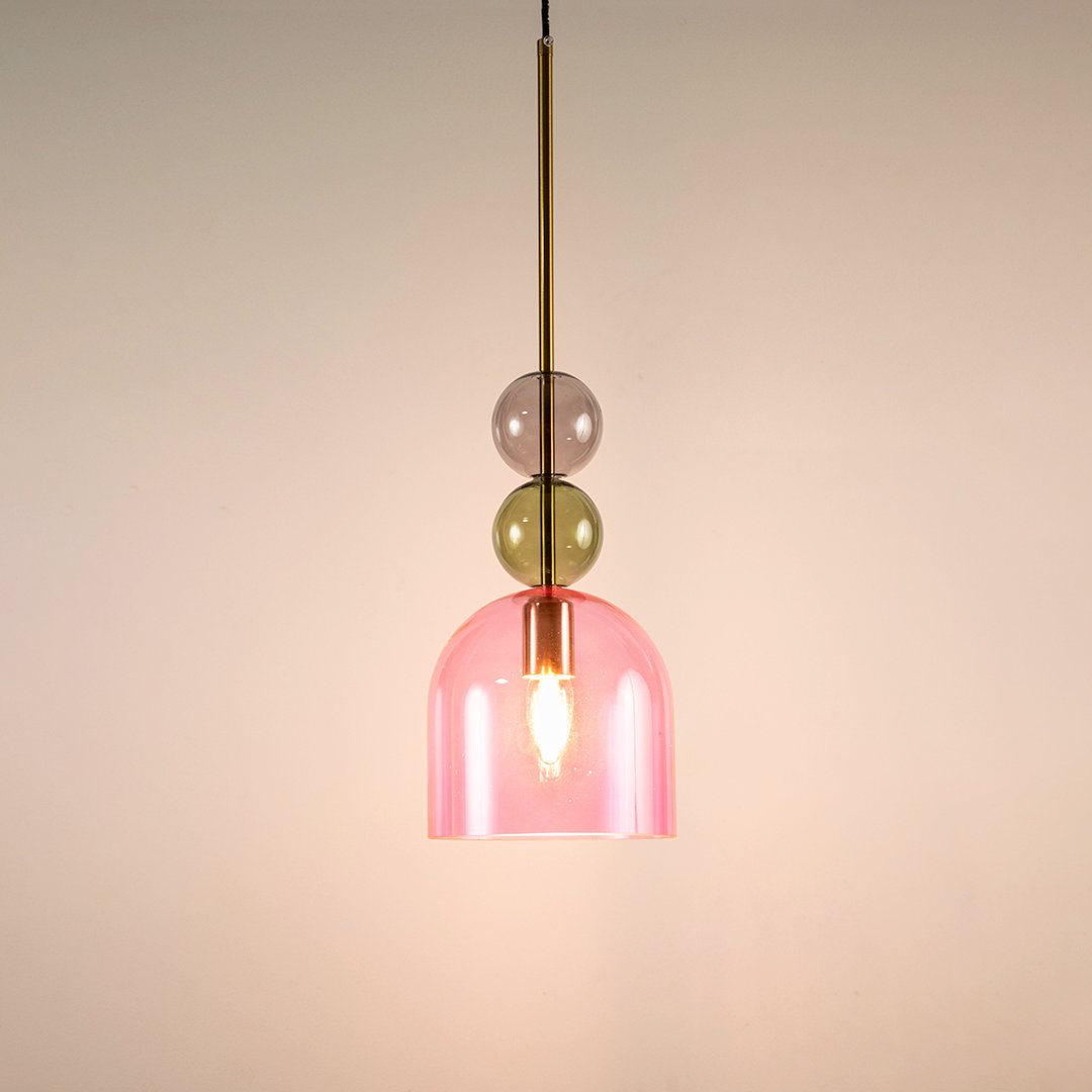 Melange Glass Pendant Light