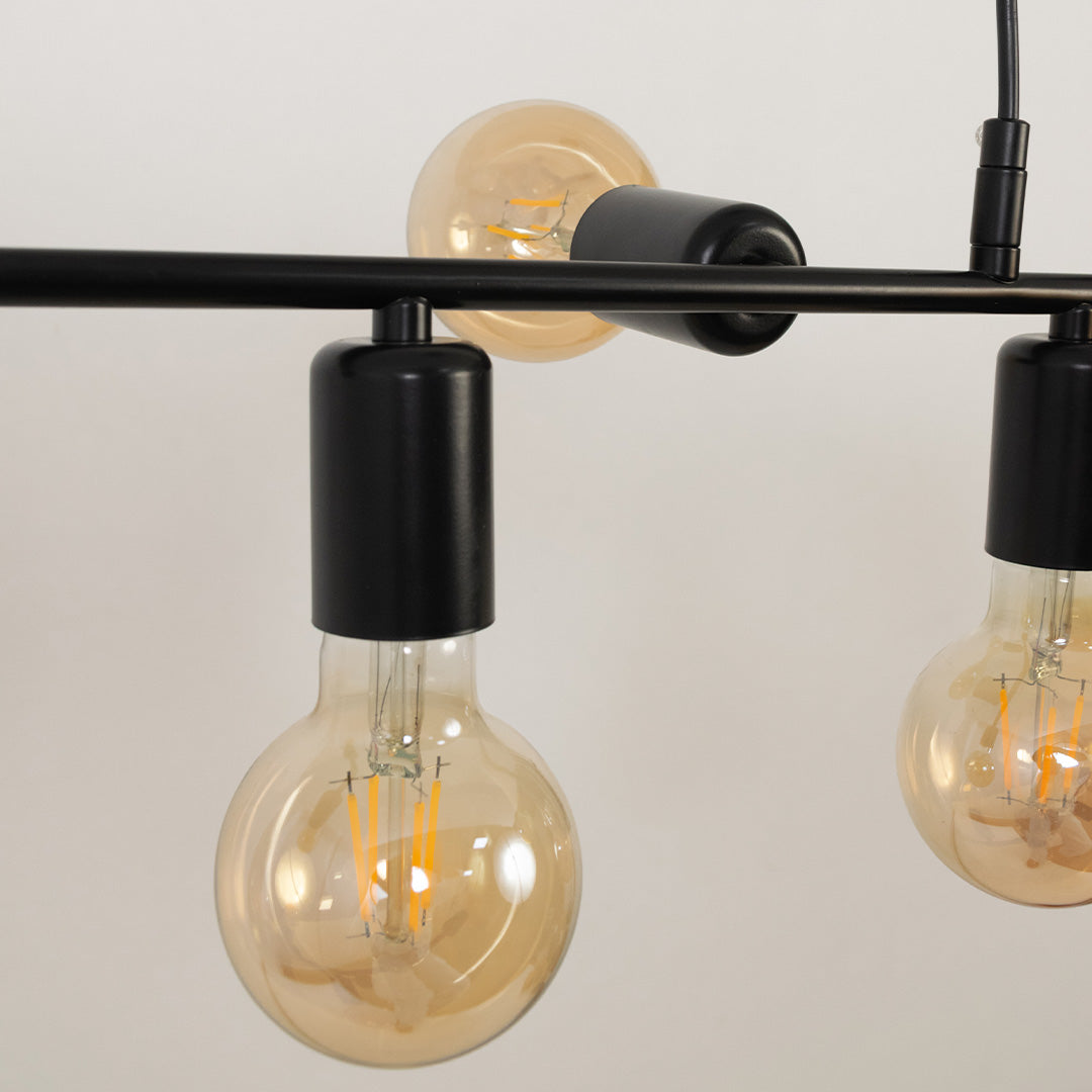 Kara 7-Light Chandelier - Black