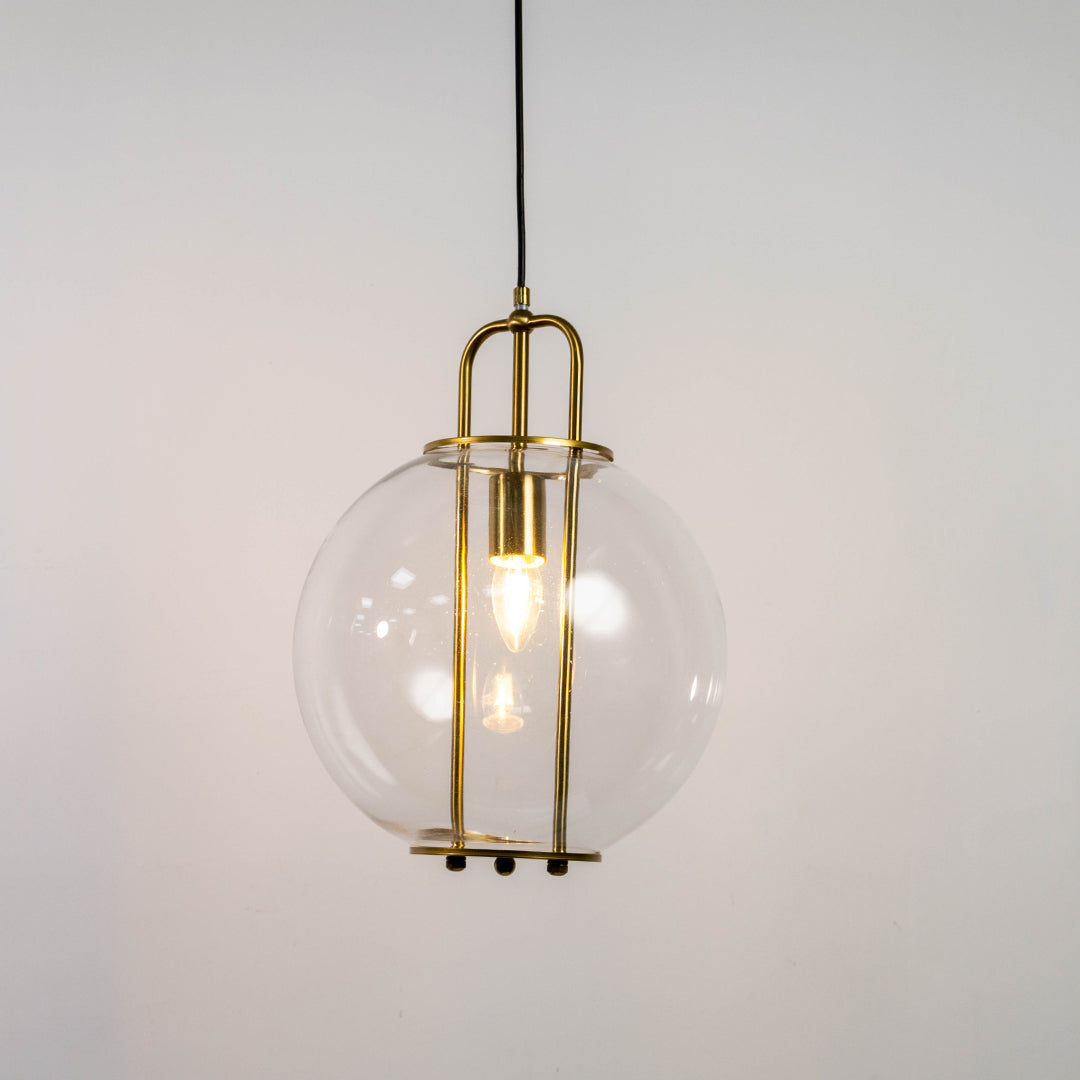 Korean Inspired Globe Glass Hanging Pendant Lamp